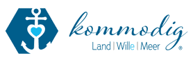 Logo kommodig - Land | Wille | Meer
Werbemanufaktur mit einer Prise "kommodigem" Design